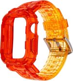 Für Apple Watch Series 3 & 2 & 1 38 mm integriertes TPU-Gehäuseband mit Farbverlauf, For Apple Watch Series 3 & 2 & 1 38mm – Bild 4