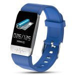 T1 1,14-Zoll-Farbbildschirm-Smartwatch, IP67 wasserdicht, unterstützt Anruferinnerung/Herzfrequenzüberwachung/Sitzungserinnerung/Schlafüberwachung/EKG-Überwachung