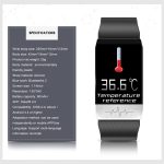 T1 1,14-Zoll-Farbbildschirm-Smartwatch, IP67 wasserdicht, unterstützt Anruferinnerung/Herzfrequenzüberwachung/Sitzungserinnerung/Schlafüberwachung/EKG-Überwachung – Bild 22