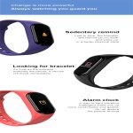 KM5 0,96-Zoll-Farbbildschirm-Telefon-Smartwatch, IP68 wasserdicht, unterstützt Bluetooth-Anrufe/Bluetooth-Musik/Herzfrequenzüberwachung/Blutdrucküberwachung – Bild 9