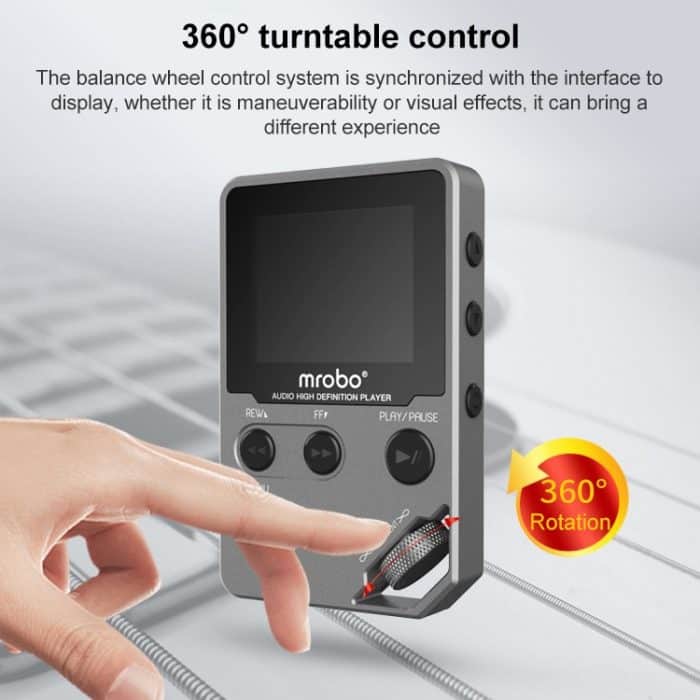 1,8-Zoll-HIFI-MP3-Player aus Metall mit hoher Klangqualität, verlustfreier Musikplayer der Einstiegsklasse, unterstützt TF-Karte / FM / E-Book – Bild 6