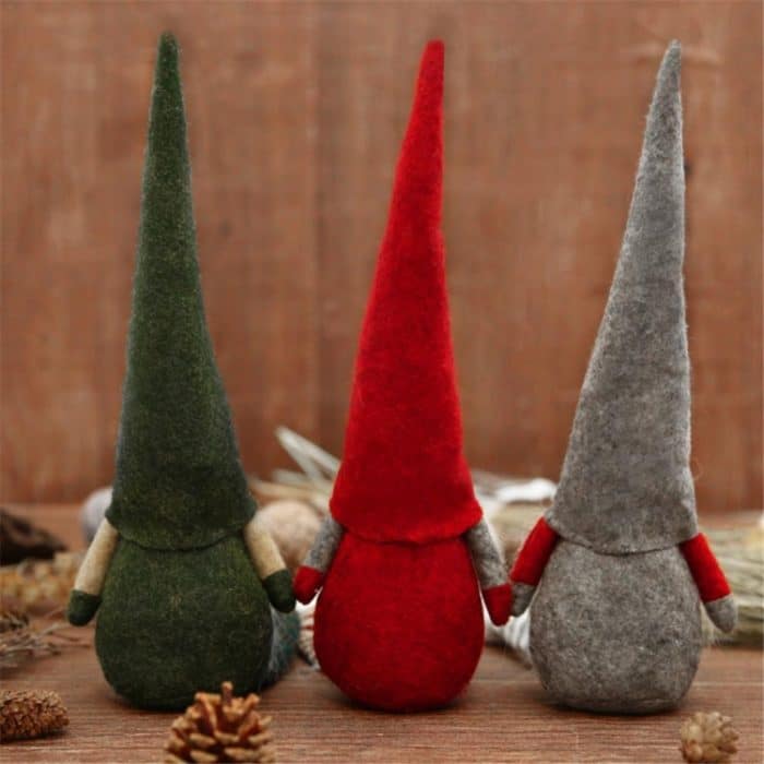 Weihnachten DIY Dekoration Weihnachten Mini Weihnachtsmann Puppe Spielzeug – Bild 3