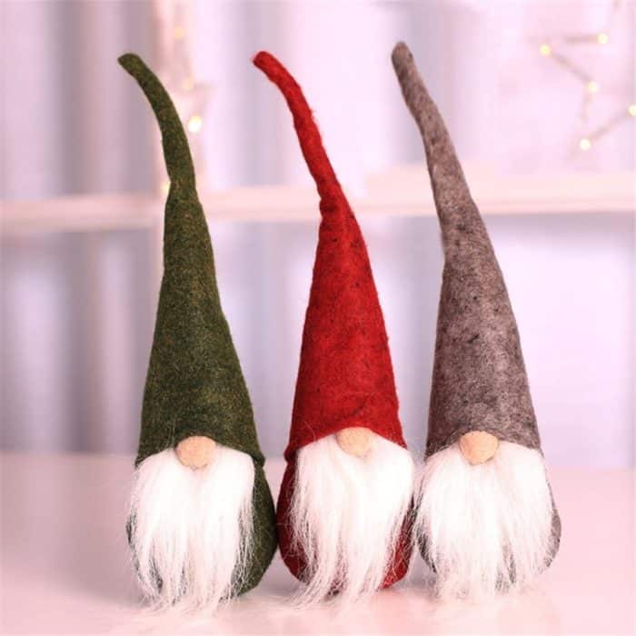 Weihnachten DIY Dekoration Weihnachten Mini Weihnachtsmann Puppe Spielzeug – Bild 4