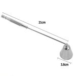 Bright Chrome Silver Candle Mask Kerzenlöscher Aroma Candle Candle Zubehör – Bild 3