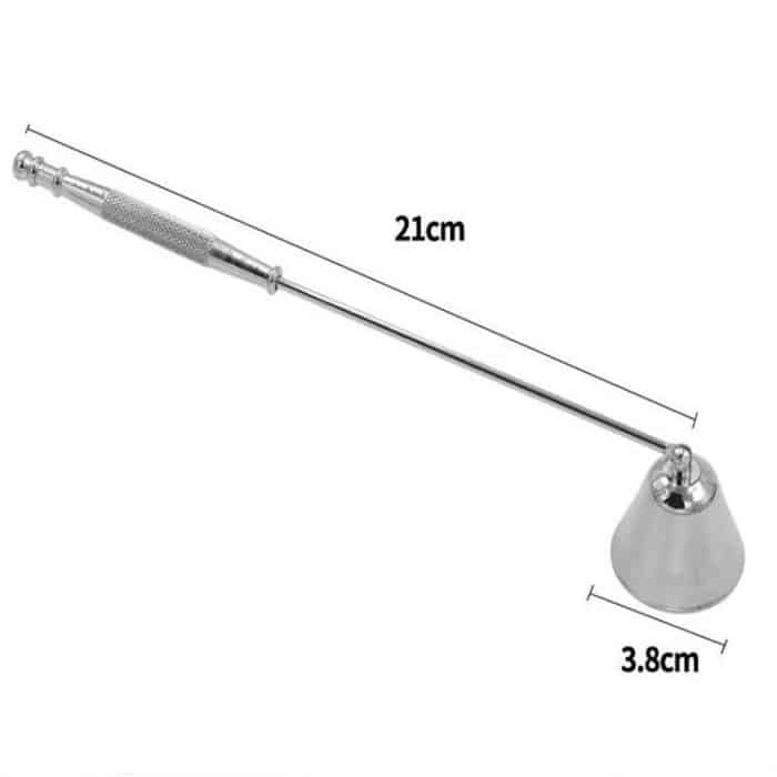 Bright Chrome Silver Candle Mask Kerzenlöscher Aroma Candle Candle Zubehör – Bild 3