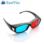 Rot Blau 3D Brille Anaglyphen gerahmte 3D Vision Brille für Spiel Stereo Movie Dimensional Brille Kunststoffbrille – Bild 2