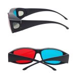 Rot Blau 3D Brille Anaglyphen gerahmte 3D Vision Brille für Spiel Stereo Movie Dimensional Brille Kunststoffbrille – Bild 4