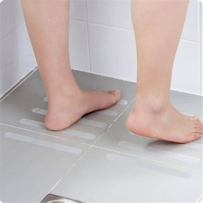 50 Stück Treppen- und Stufen-Anti-Rutsch-Klebeband für Badezimmer, Dusche, Anti-Rutsch-Streifen, Badewanne, transparente Anti-Rutsch-Aufkleber, Transparent Anti-slip Stickers – Bild 2