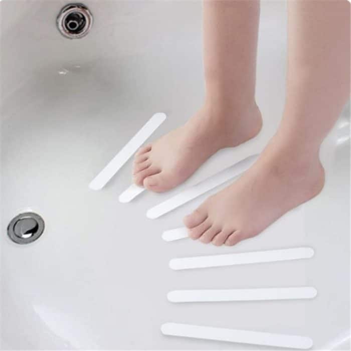 50 Stück Treppen- und Stufen-Anti-Rutsch-Klebeband für Badezimmer, Dusche, Anti-Rutsch-Streifen, Badewanne, transparente Anti-Rutsch-Aufkleber, Transparent Anti-slip Stickers – Bild 4