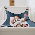 Abnehmbare tragbare Baby-Hängematte für Kinder, Hängemöbel, leichtes Babybett für den Innenbereich – Bild 5