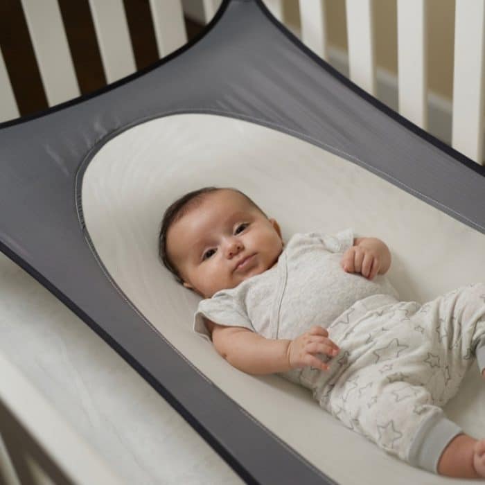 Abnehmbare tragbare Baby-Hängematte für Kinder, Hängemöbel, leichtes Babybett für den Innenbereich – Bild 6