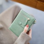 Zweifach faltbare Damen-Geldbörse, multifunktionale Clutch-Tasche, kleine Geldbörse, Two-folding Green, Two-folding Dark Blue, Two-folding Black, Two-folding Sky Blue