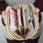 Niedliche genähte Welpen-Reißverschluss-Geldbörse, lange Clutch-Tasche, Damen-Geldbörse – Bild 3