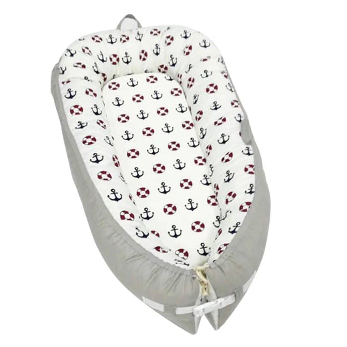 80*50 cm Babybett Neugeborenen Pflege Bionic Bett Kinderbett Kinderbett Baby Schlafen Artefakt Bett Reisebett Stoßstange – Bild 1