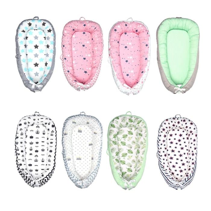 80*50 cm Babybett Neugeborenen Pflege Bionic Bett Kinderbett Kinderbett Baby Schlafen Artefakt Bett Reisebett Stoßstange – Bild 2