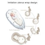 80*50 cm Babybett Neugeborenen Pflege Bionic Bett Kinderbett Kinderbett Baby Schlafen Artefakt Bett Reisebett Stoßstange – Bild 4