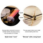 Kreative Wanduhr. Reine handbemalte Wanduhr – Bild 5