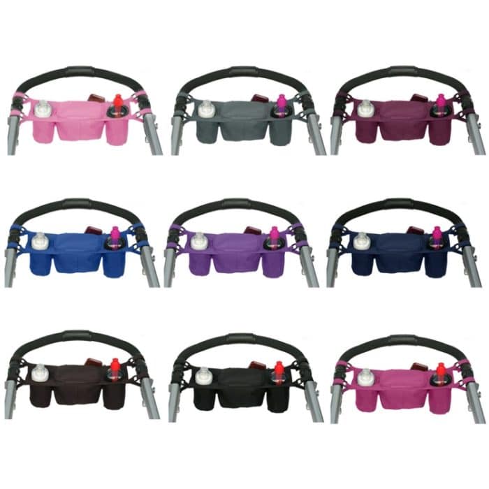 Kinderwagen-Organizer, Kinderwagen-Wagen, Flaschenbecherhalter, Tasche für Kinderwagen, Buggy, Kinderwagen-Zubehör – Bild 4