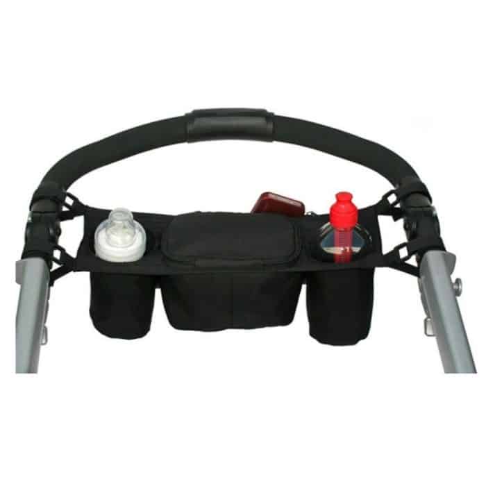 Kinderwagen-Organizer, Kinderwagen-Wagen, Flaschenbecherhalter, Tasche für Kinderwagen, Buggy, Kinderwagen-Zubehör – Bild 6