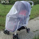 3 PCS 150 cm Baby Kinderwagen Moskito Insekten Schutz Netz Sichere Kleinkinder Schutz Mesh Kinderwagen Zubehör Moskitonetz