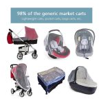 3 PCS 150 cm Baby Kinderwagen Moskito Insekten Schutz Netz Sichere Kleinkinder Schutz Mesh Kinderwagen Zubehör Moskitonetz – Bild 3