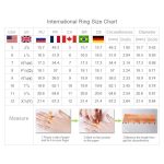 925 Sterling Silber Damen-Herzmuster-Diamantring – Bild 6