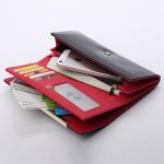 Rindsleder-Geldbörse, luxuriöses Design, Damen-Party-Clutch, Lackleder-Geldbörsen, langer Kartenhalter – Bild 3