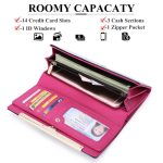 Rindsleder-Geldbörse, luxuriöses Design, Damen-Party-Clutch, Lackleder-Geldbörsen, langer Kartenhalter – Bild 8