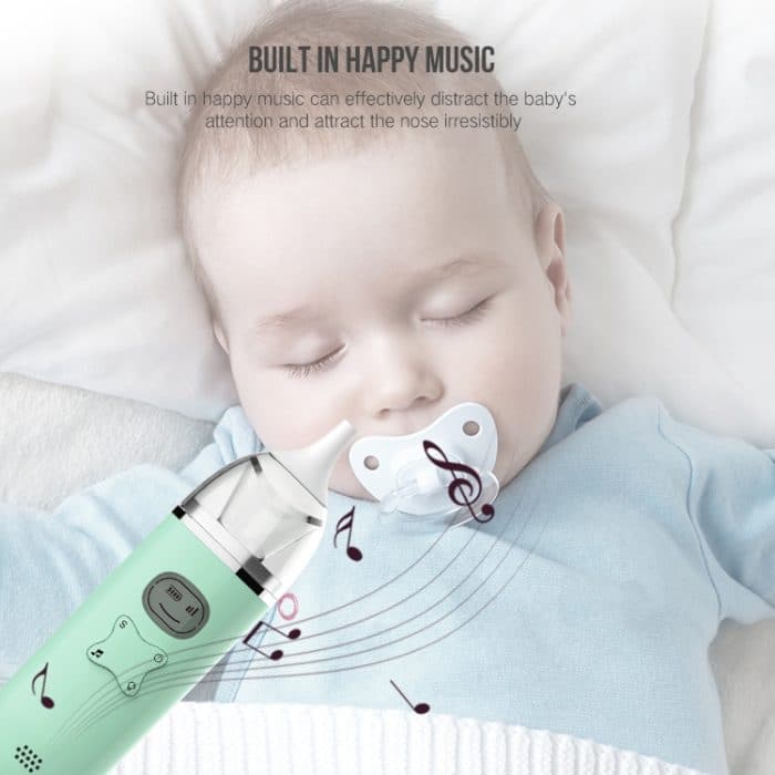 Musik Baby Nasensauger Elektrischer Rotzreiniger für Neugeborene – Bild 5
