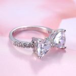 Weiblicher Mode-schöner Zirkon-Ring mit Schleife-Design – Bild 4