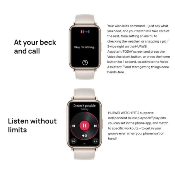 Original Huawei WATCH FIT 2 Smart-Sportuhr, Black, Pink, Blue, Gray, White – Bild 8