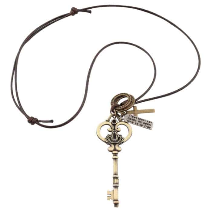 Mode Retro große Krone Schlüsselanhänger – Bild 2