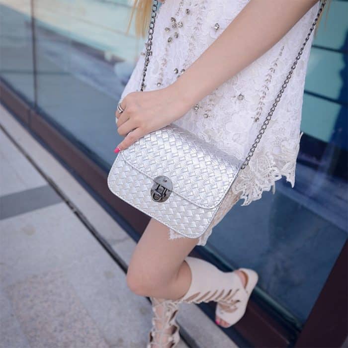 Kette Handtaschen Flut kleine quadratische Paket Frauen Umhängetasche Messenger Bag – Bild 6