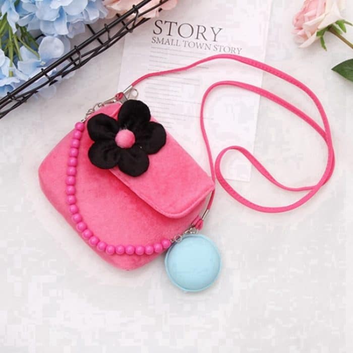 3 PCS Mode Umhängetasche Kinder Mädchen Prinzessin Blume Messenger Handtasche Schöne Geldbörsen – Bild 6