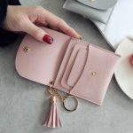 Mode Frauen Brieftasche Kurze Leder Mini Casual ID Karte Halter Taschen Damen Münze Kupplung Quaste Tasche – Bild 6