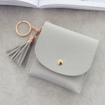 Mode Frauen Brieftasche Kurze Leder Mini Casual ID Karte Halter Taschen Damen Münze Kupplung Quaste Tasche – Bild 7