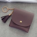 Mode Frauen Brieftasche Kurze Leder Mini Casual ID Karte Halter Taschen Damen Münze Kupplung Quaste Tasche – Bild 8