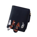 Brieftasche weibliche kurze Student koreanische Version der niedlichen kleinen frischen faltbaren Mini-Gezeiten-Persönlichkeits-Münzen-Geldbörse – Bild 2