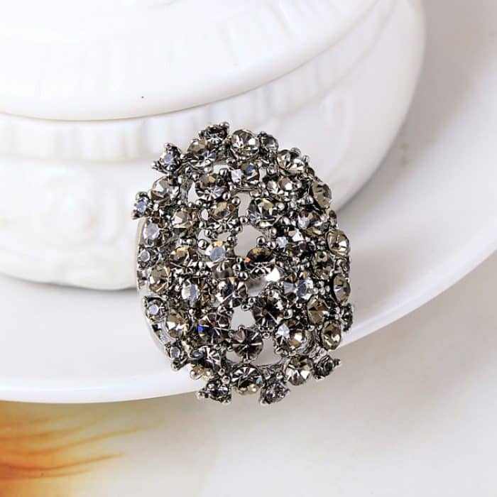 3PCS Frauen Charms Böhmen Schmuck Antike Harz Ethnische Ringe – Bild 5