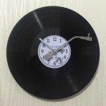 12-Zoll-Schallplatten-DIY-Wanduhr, Retro-Vintage-Schallplattenuhr