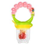 3 PCS Baby Nippel Frische Lebensmittel Obst Milch Babyflaschen Lernen Füttern Trinken Griff Zahnen Schnuller mit Glocke, S, M, L – Bild 2