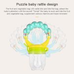 3 PCS Baby Nippel Frische Lebensmittel Obst Milch Babyflaschen Lernen Füttern Trinken Griff Zahnen Schnuller mit Glocke, S, M, L – Bild 5