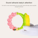 3 PCS Baby Nippel Frische Lebensmittel Obst Milch Babyflaschen Lernen Füttern Trinken Griff Zahnen Schnuller mit Glocke, S, M, L – Bild 6