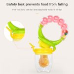 3 PCS Baby Nippel Frische Lebensmittel Obst Milch Babyflaschen Lernen Füttern Trinken Griff Zahnen Schnuller mit Glocke, S, M, L – Bild 8