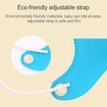 Baby-Kleinkind-Kleinkind-Wasserdichtes-Silikon-Lätzchen, Kleinkinder, die das Mittagessen füttern, aufrollbare Schürze – Bild 4