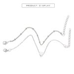 2 Sets Damen-Armbänder mit minimalistischer kleiner Liebe und scharfer Gliederkette – Bild 4