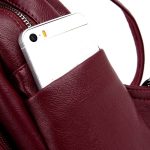 Diebstahlsichere Lederrucksäcke für Damen. Damenrucksäcke – Bild 5