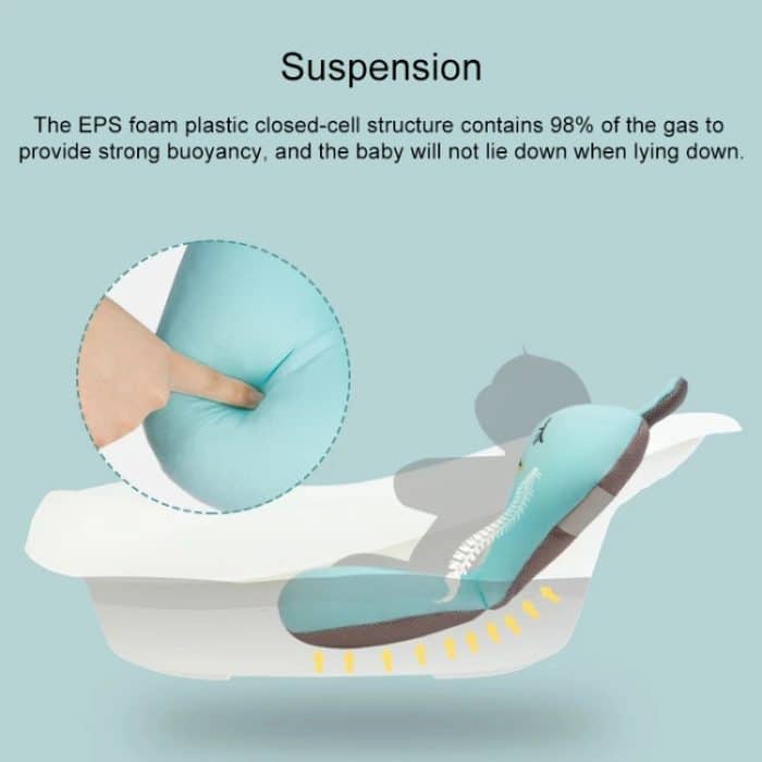 Baby-Badewannenständer, rutschfestes Badenetz, aufgehängte Badematte – Bild 8