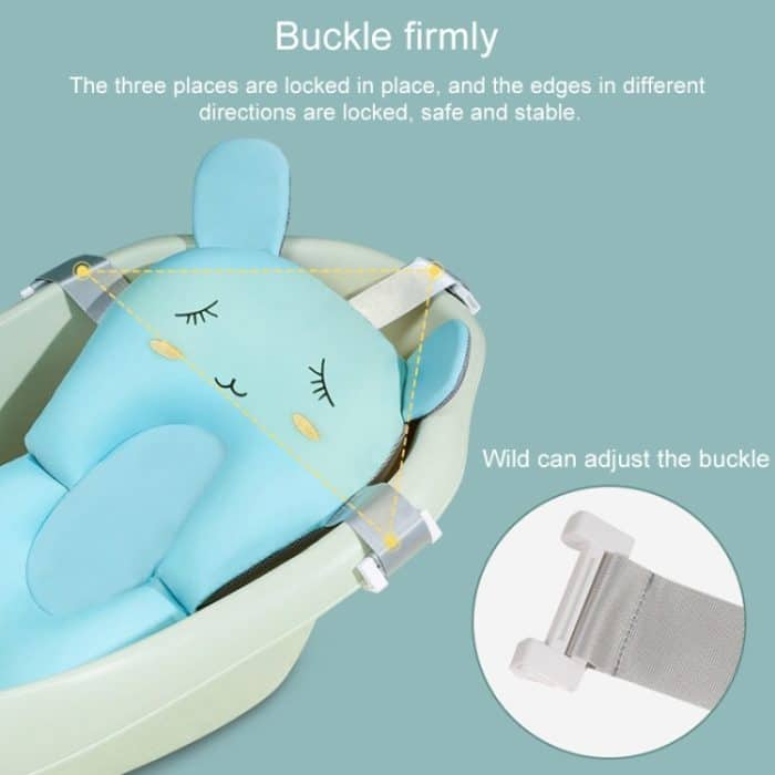 Baby-Badewannenständer, rutschfestes Badenetz, aufgehängte Badematte – Bild 9