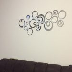 Wanduhr 3D Dreidimensionale Acryl Mode Spiegel Wandaufkleber Uhr DIY Kreis Kombination Dekorative Uhr – Bild 3